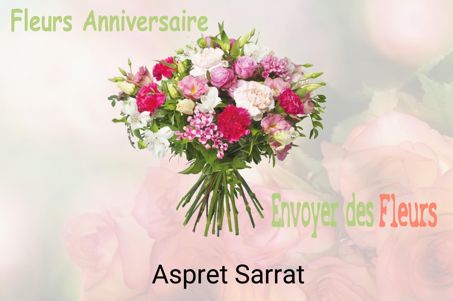 Bouquet de fleurs d’anniversaire livré à Aspret-Sarrat