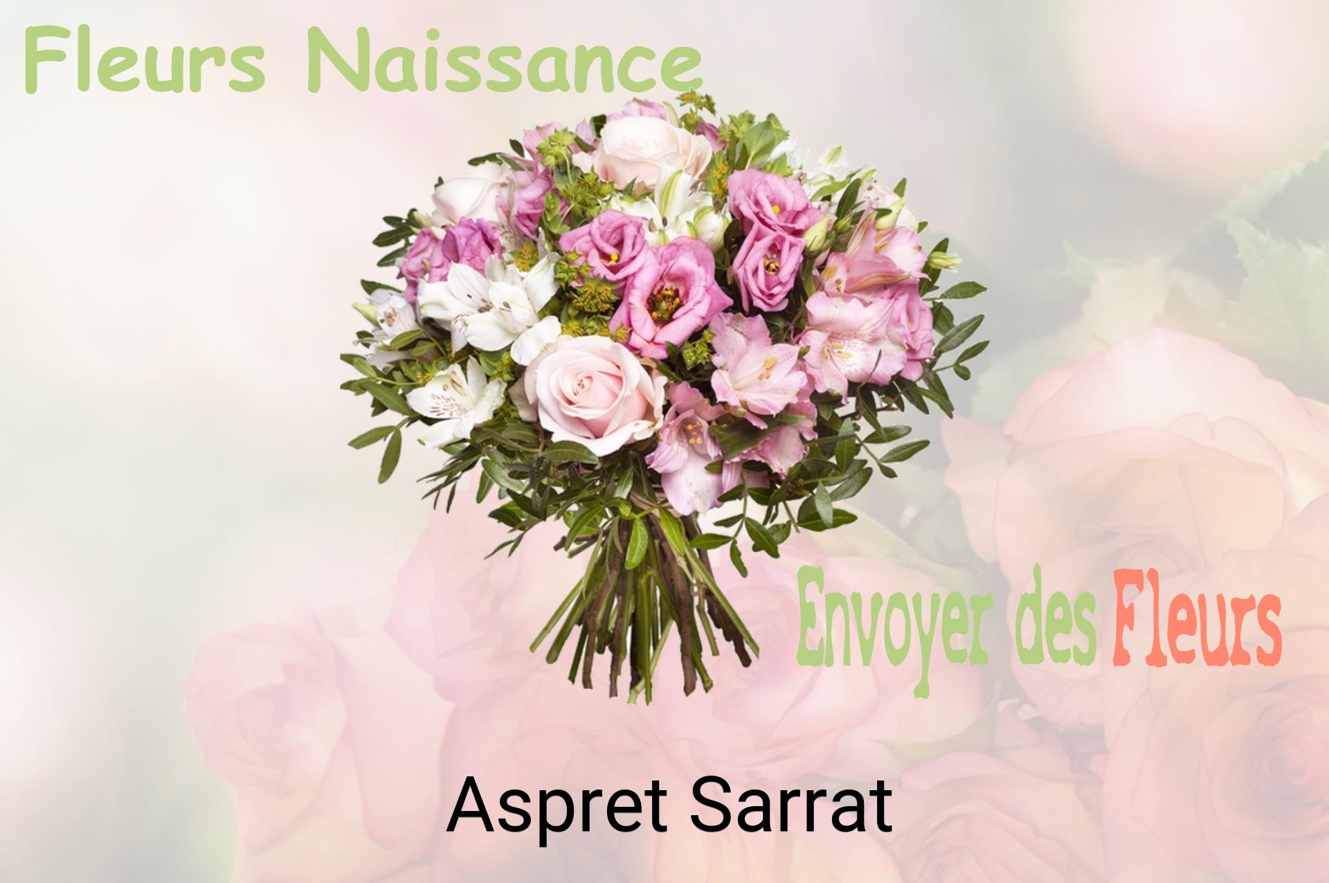 Bouquet de fleurs de naissance livré à Aspret-Sarrat